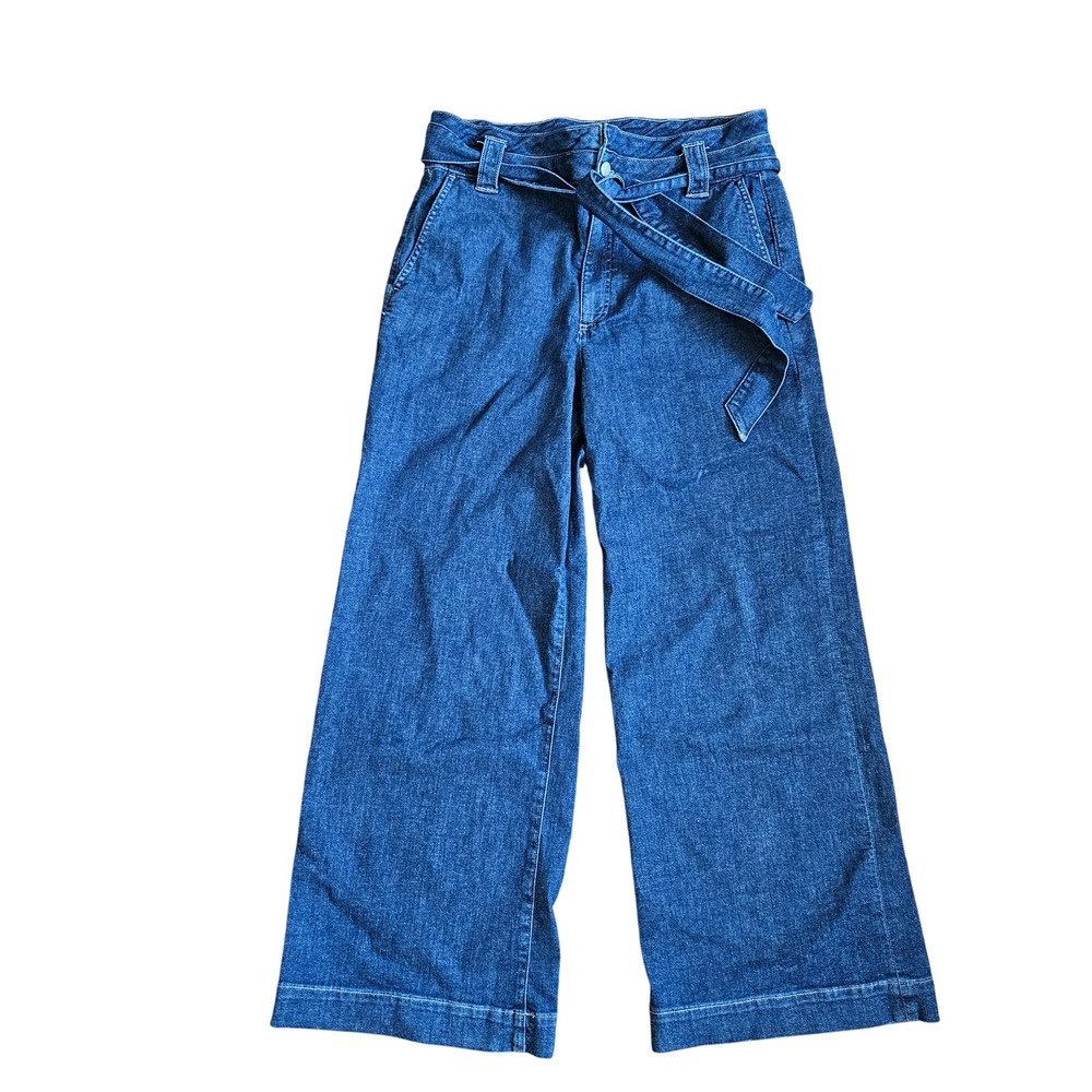 J. Crew Wide Leg Paperbag Denim Jeans Womens Size 30 NWT